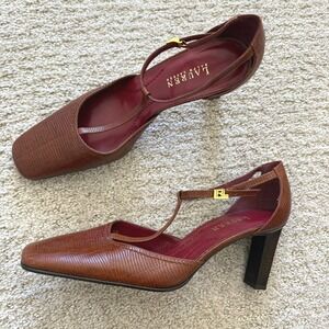 人気商品！Ralph Lauren Camila Burnished Leather Pump Camila Burnished Leather Pump